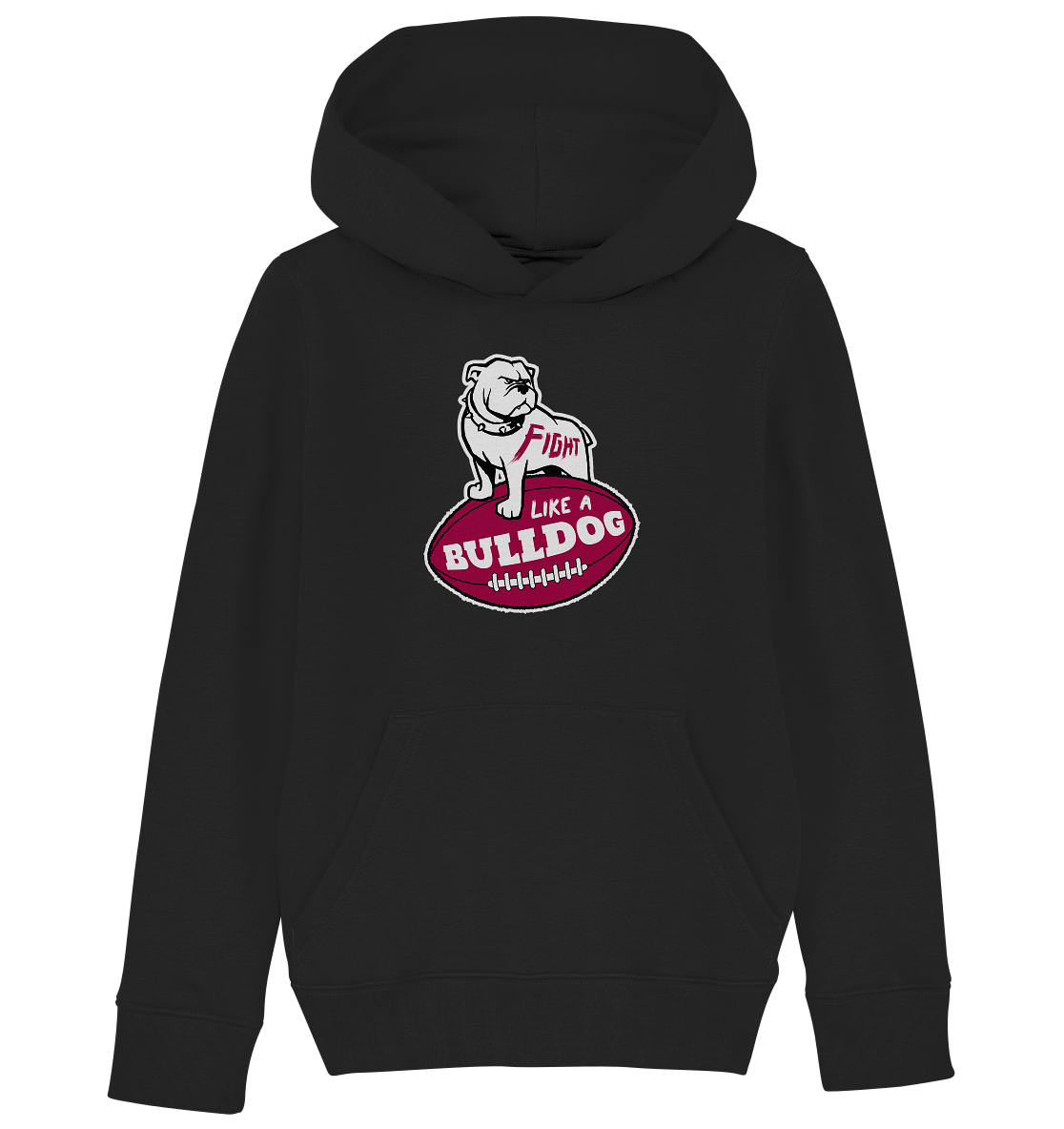 Fight like a Bulldog - Kids Organic Hoodie - Amfoo Shop