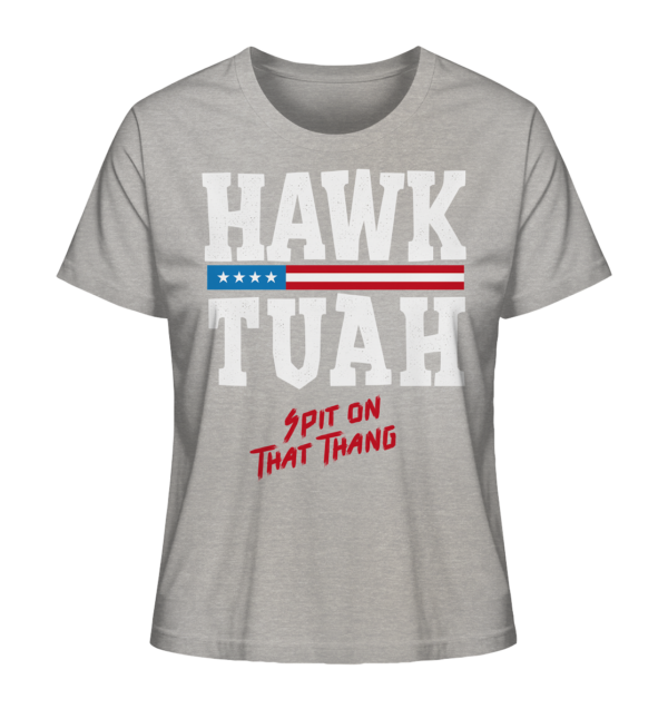 Hawk Tuah White - Ladies Organic Shirt - Amfoo Shop