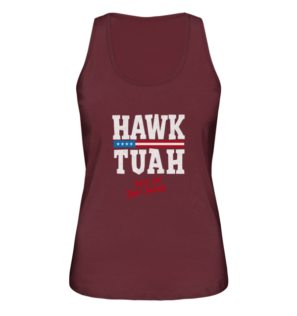 Hawk Tuah White - Ladies Organic Tank-Top - Amfoo Shop