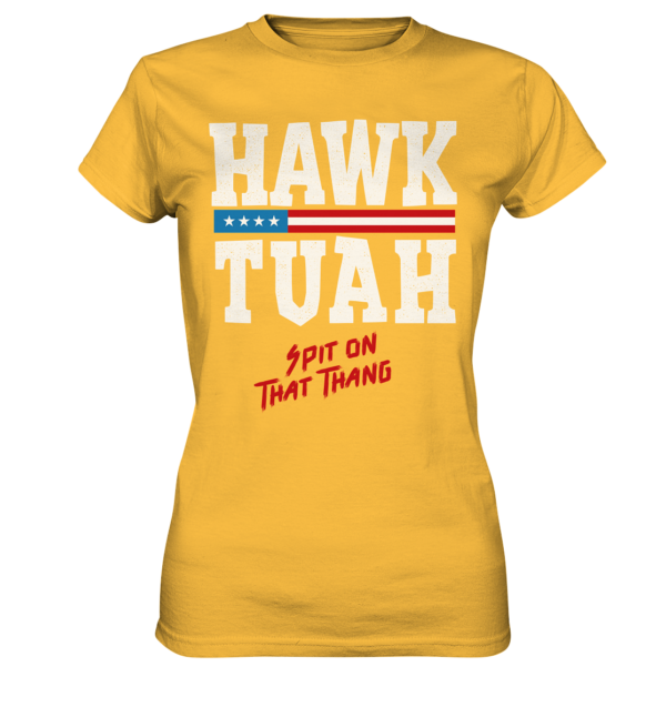 Hawk Tuah White - Ladies Premium Shirt - Amfoo Shop