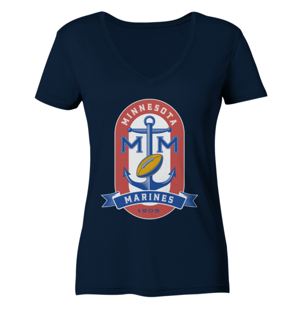 Minnesota Marines - Ladies V-Neck Shirt - Amfoo Shop