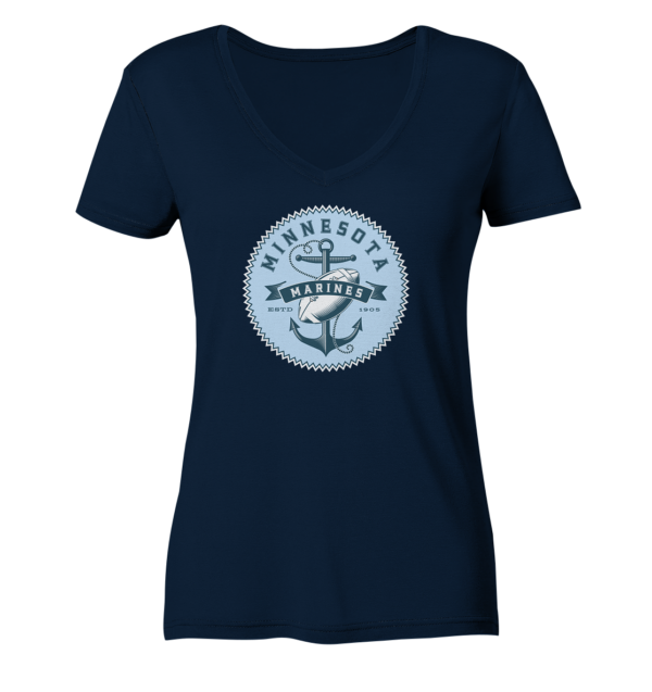 Minnesota Marines II - Ladies V-Neck Shirt - Amfoo Shop