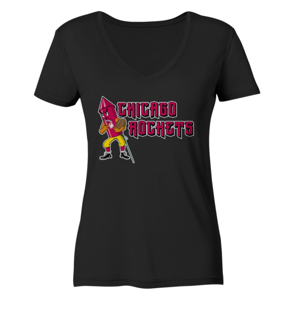 Chicago Rockets - Ladies V-Neck Shirt - Amfoo Shop