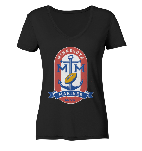 Minnesota Marines - Ladies V-Neck Shirt - Amfoo Shop