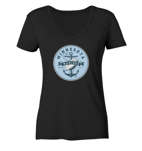 Minnesota Marines II - Ladies V-Neck Shirt - Amfoo Shop