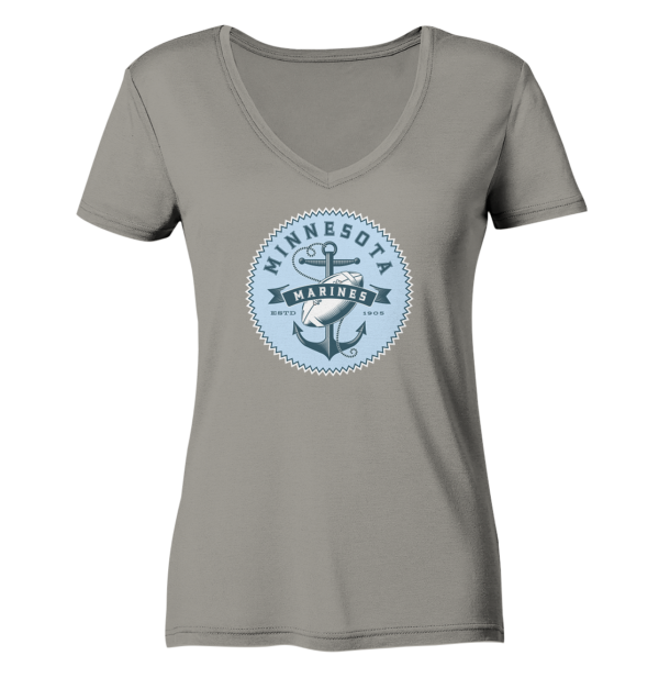 Minnesota Marines II - Ladies V-Neck Shirt - Amfoo Shop