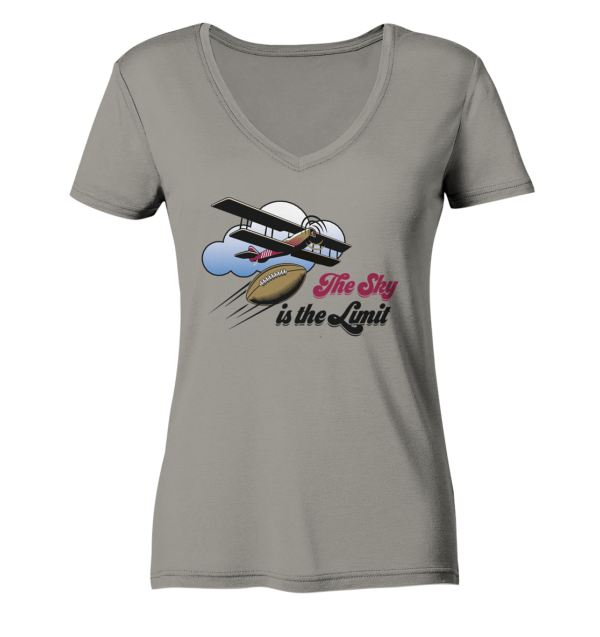 The Sky is the Limit - Ladies V-Neck Shirt - Amfoo Shop