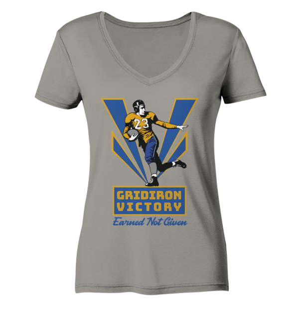 Gridiron Victory - Ladies V-Neck Shirt - Amfoo Shop