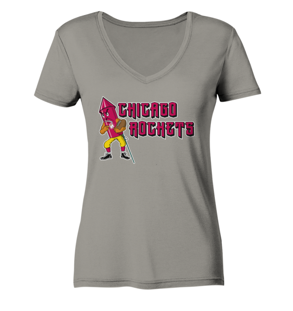 Chicago Rockets - Ladies V-Neck Shirt - Amfoo Shop