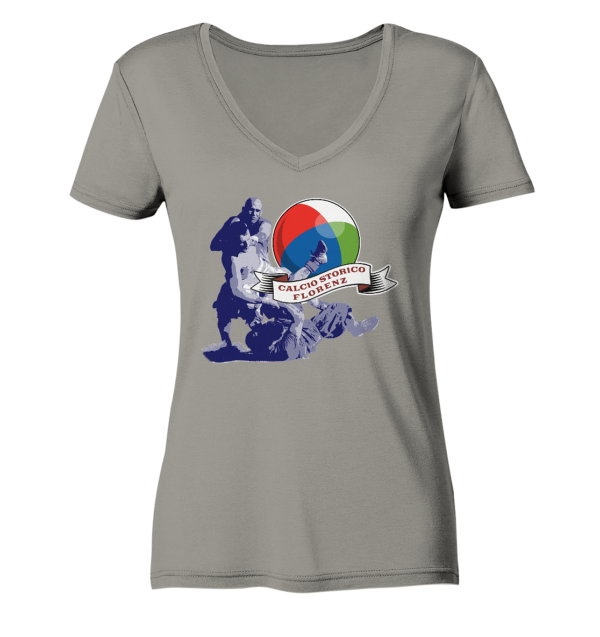 Calcio Storico - Ladies V-Neck Shirt - Amfoo Shop