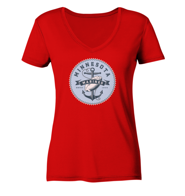 Minnesota Marines II - Ladies V-Neck Shirt - Amfoo Shop