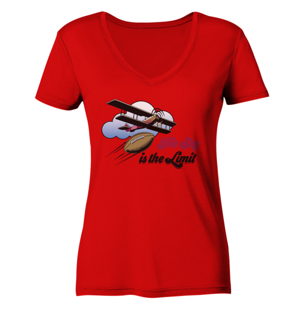 The Sky is the Limit - Ladies V-Neck Shirt - Amfoo Shop