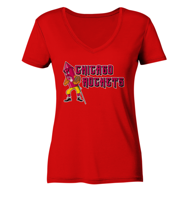 Chicago Rockets - Ladies V-Neck Shirt - Amfoo Shop