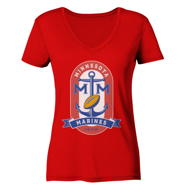 Minnesota Marines - Ladies V-Neck Shirt - Amfoo Shop