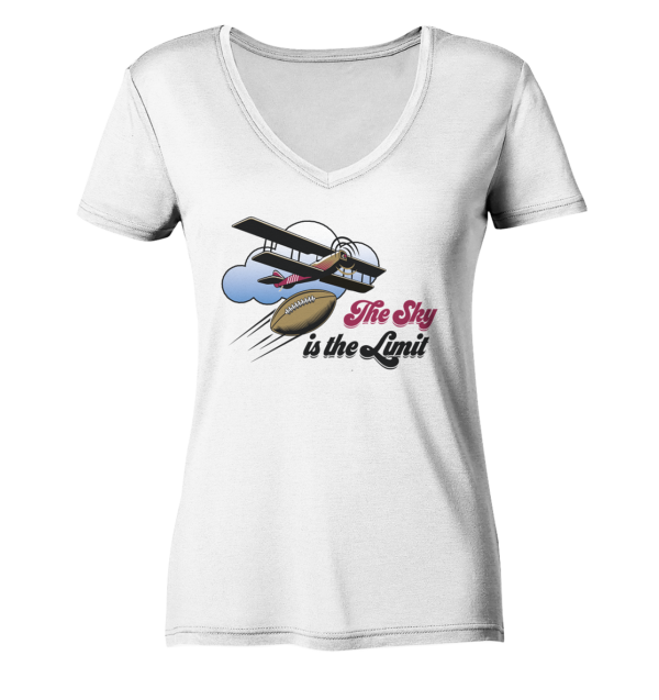 The Sky is the Limit - Ladies V-Neck Shirt - Amfoo Shop