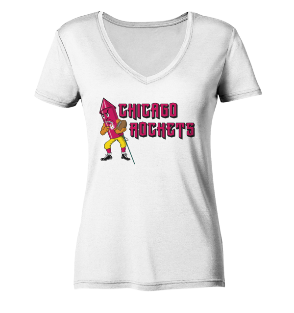 Chicago Rockets - Ladies V-Neck Shirt - Amfoo Shop