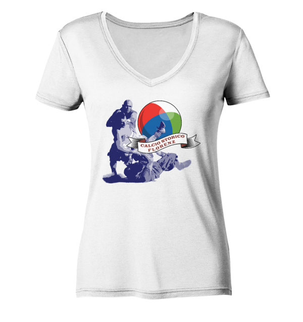 Calcio Storico - Ladies V-Neck Shirt - Amfoo Shop