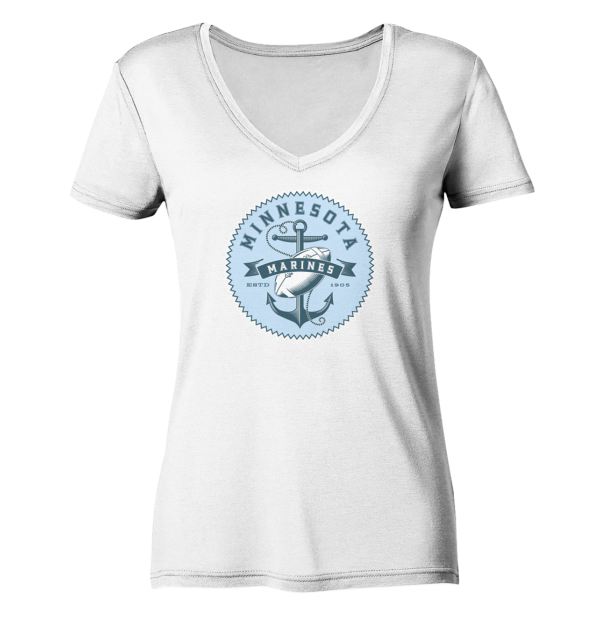 Minnesota Marines II - Ladies V-Neck Shirt - Amfoo Shop