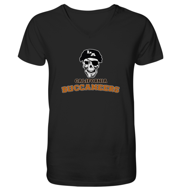 California Buccaneers - Mens Organic V-Neck Shirt - Amfoo Shop