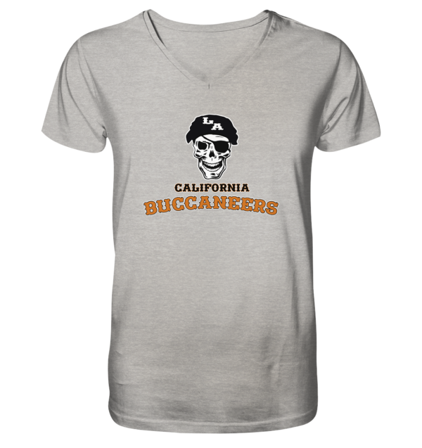 California Buccaneers - Mens Organic V-Neck Shirt - Amfoo Shop