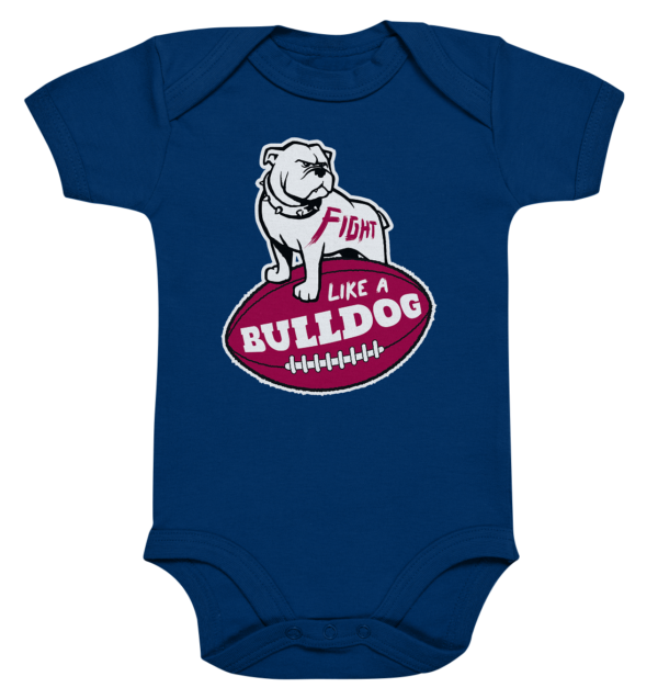 Fight like a Bulldog - Organic Baby Bodysuite - Amfoo Shop