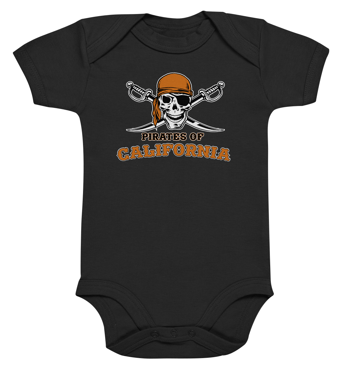 Pirates of California - Organic Baby Bodysuite - Amfoo Shop