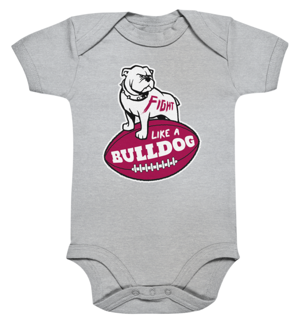 Fight like a Bulldog - Organic Baby Bodysuite - Amfoo Shop