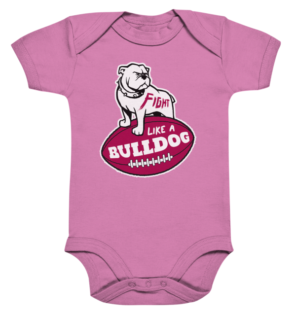 Fight like a Bulldog - Organic Baby Bodysuite - Amfoo Shop