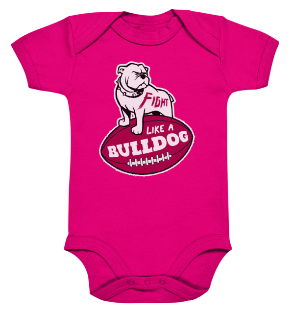 Fight like a Bulldog - Organic Baby Bodysuite - Amfoo Shop