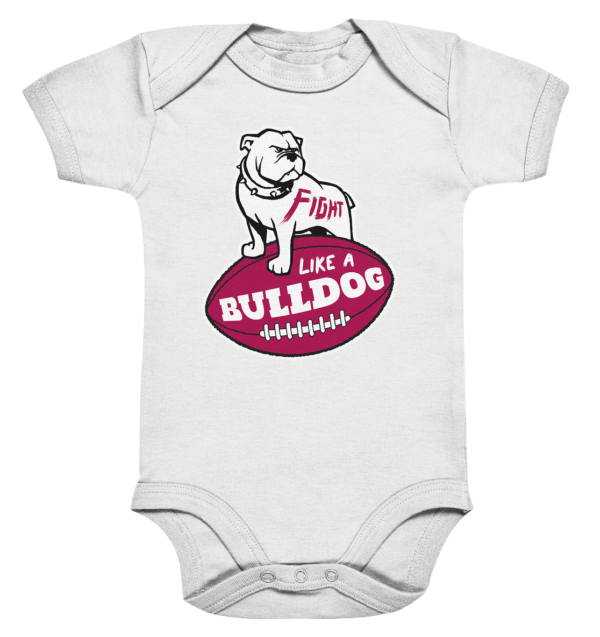 Fight like a Bulldog - Organic Baby Bodysuite - Amfoo Shop