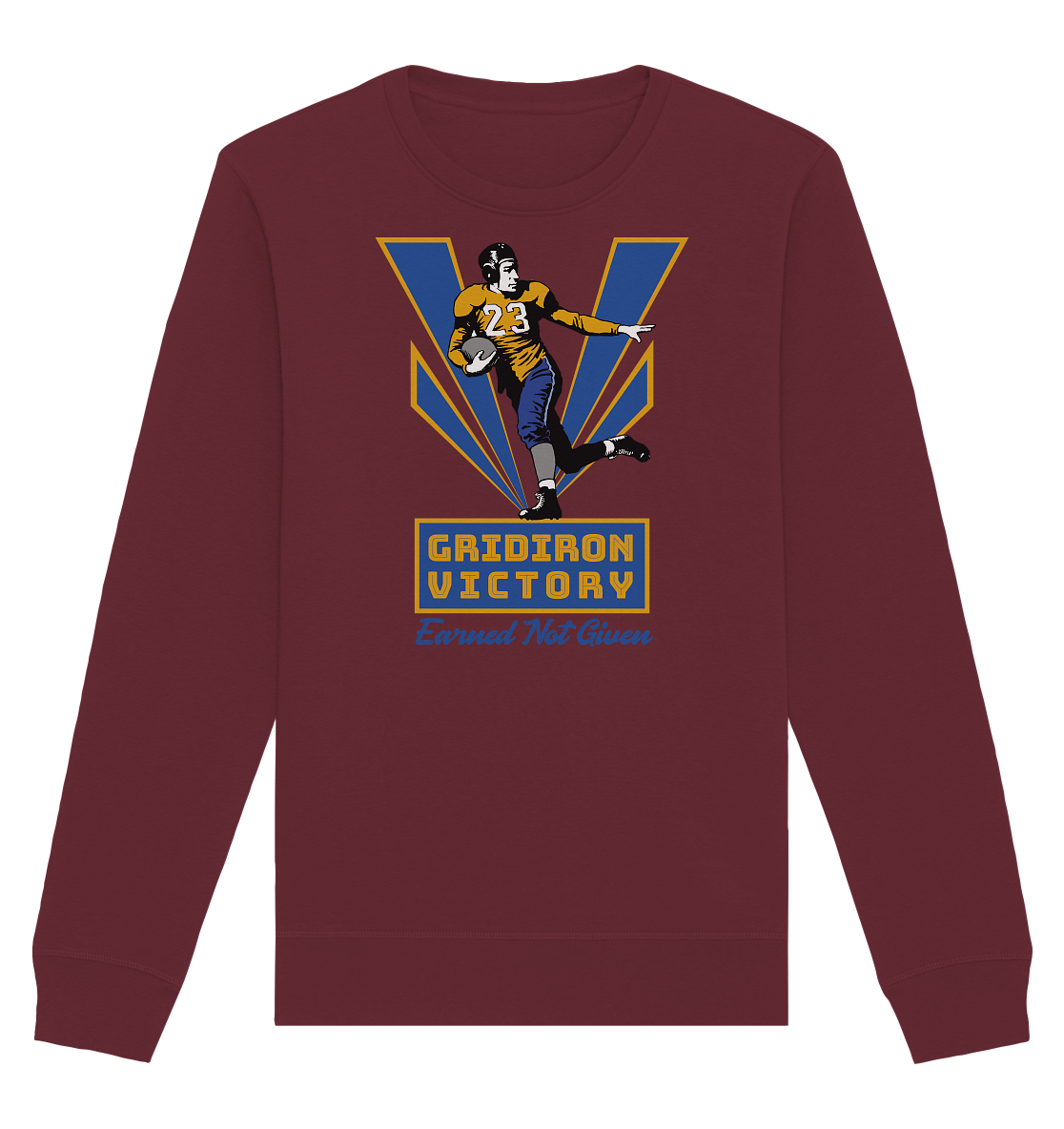 Gridiron Victory - Organic Basic Unisex Sweatshirt - Amfoo Shop