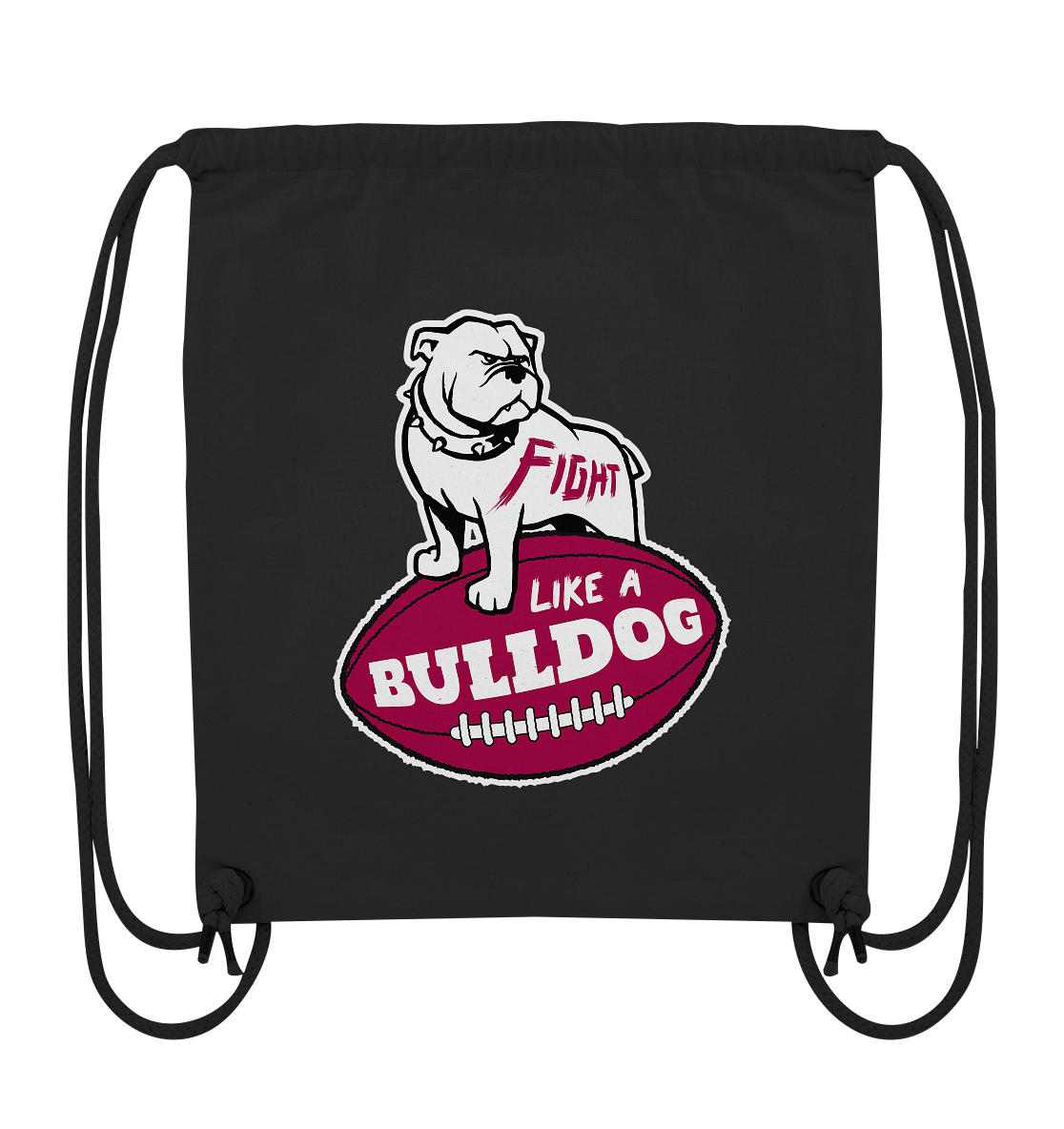 Fight like a Bulldog - Organic Gym-Bag - Amfoo Shop