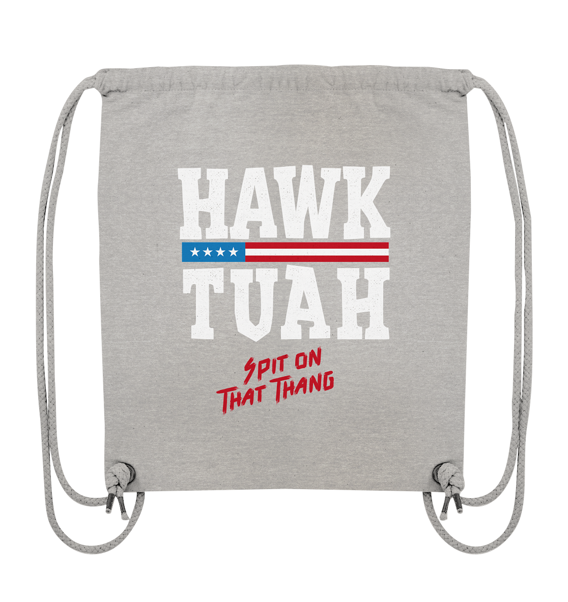 Hawk Tuah White - Organic Gym-Bag - Amfoo Shop