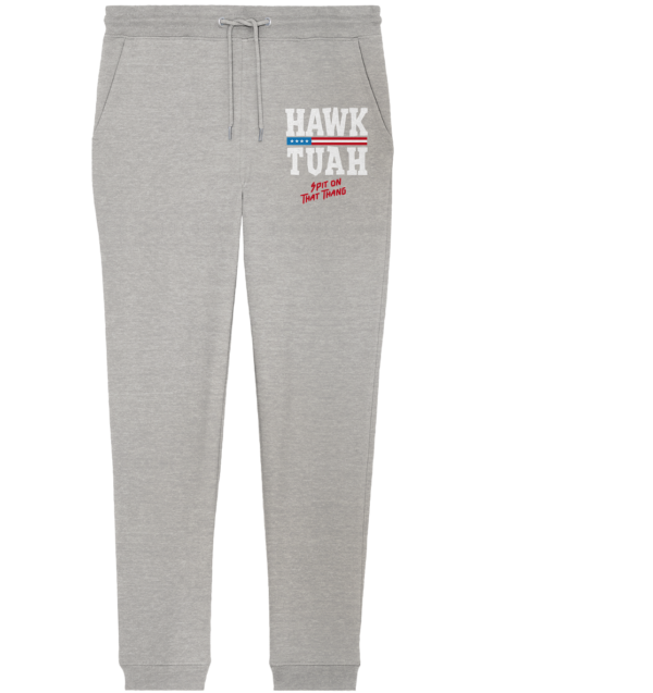 Hawk Tuah White - Organic Jogger Pants - Amfoo Shop