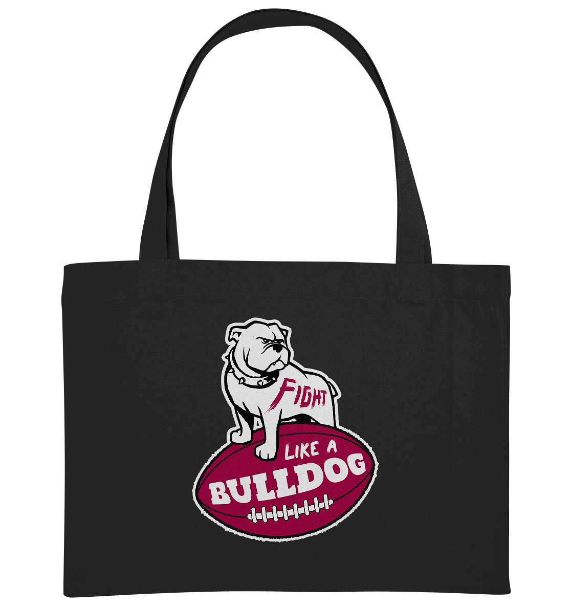 Fight like a Bulldog - Organic Shopping-Bag - Amfoo Shop