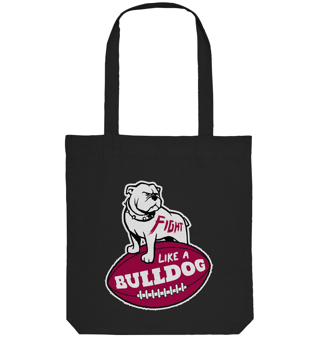 Fight like a Bulldog - Organic Tote-Bag - Amfoo Shop