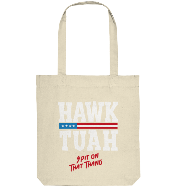 Hawk Tuah White - Organic Tote-Bag - Amfoo Shop