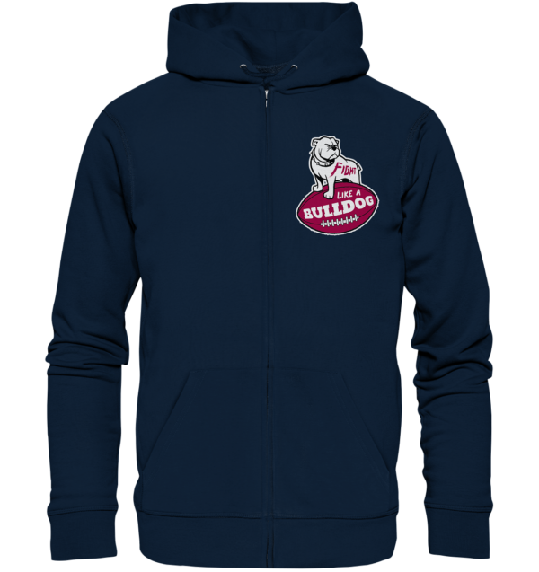 Fight like a Bulldog - Organic Zipper - Amfoo Shop