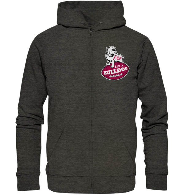 Fight like a Bulldog - Organic Zipper - Amfoo Shop