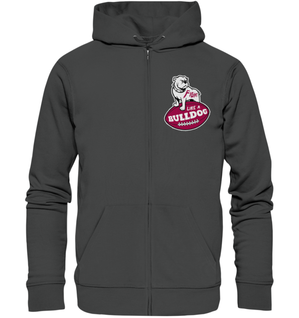 Fight like a Bulldog - Organic Zipper - Amfoo Shop