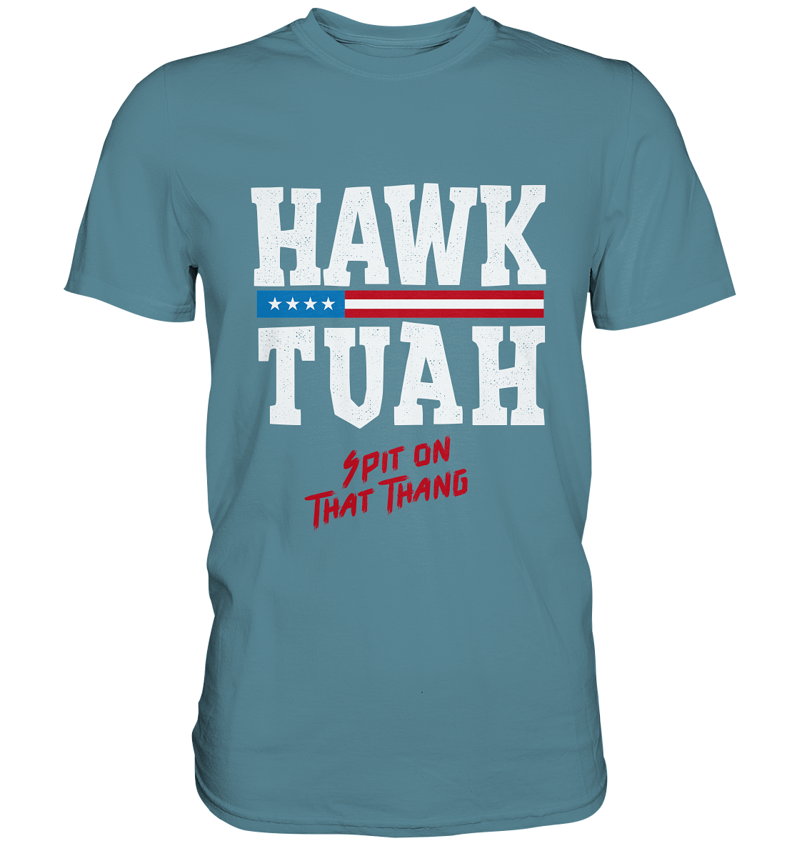 Hawk Tuah White - Ladies Premium Shirt - Amfoo Shop