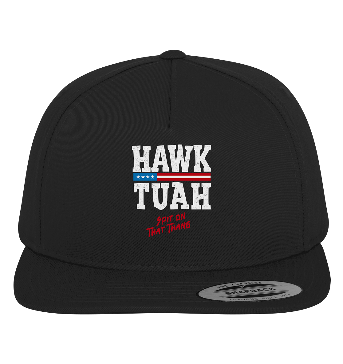 Hawk Tuah White - Premium Snapback - Amfoo Shop