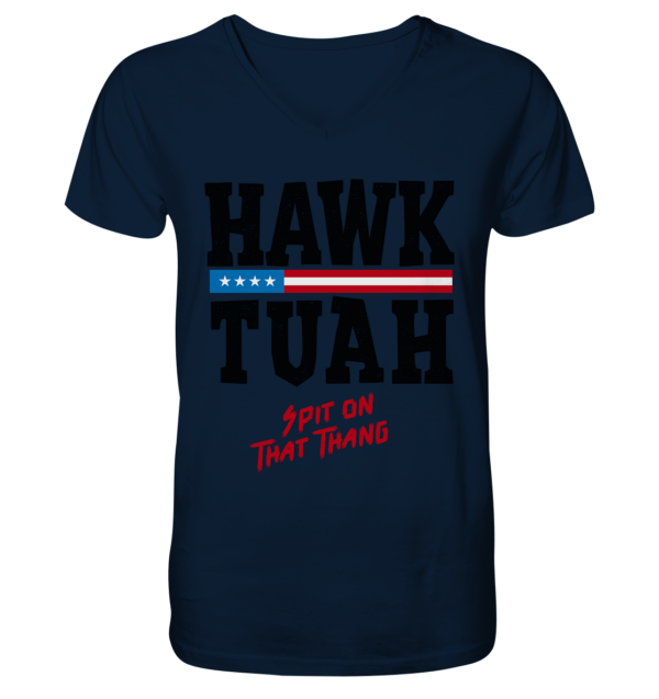 Hawk Tuah - V-Neck Shirt - Amfoo Shop