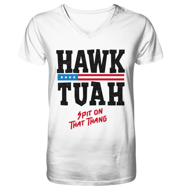 Hawk Tuah - V-Neck Shirt - Amfoo Shop