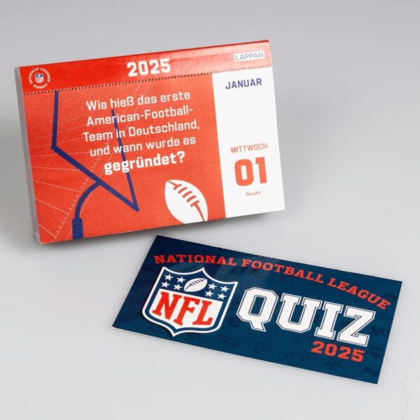 NFL Quiz Kalender 2025 - Amfoo Shop